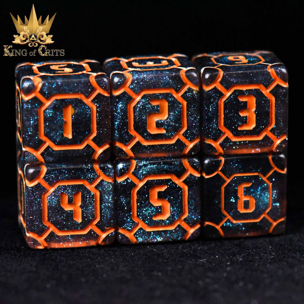 King of Crits Dice Set - Digital Dystopia (11-Piece)