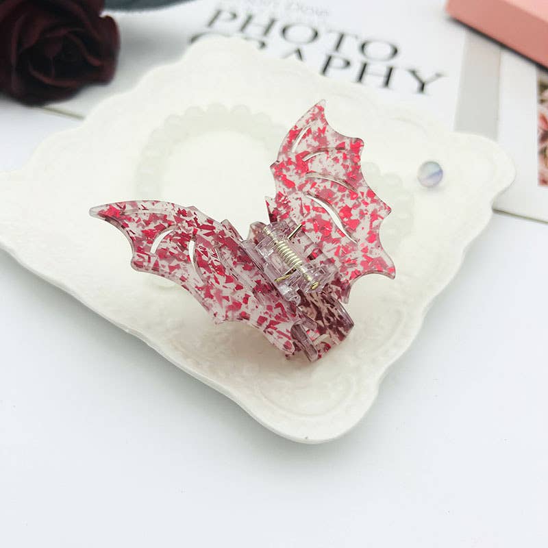 Hair Clip - Colorful Bat