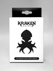 Kraken Skin Sleeves - Obsidian Black Matte