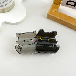 Hair Clip - Cat Graffiti
