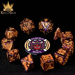 King of Crits Dice Set - Samurai Soul (11-Piece)