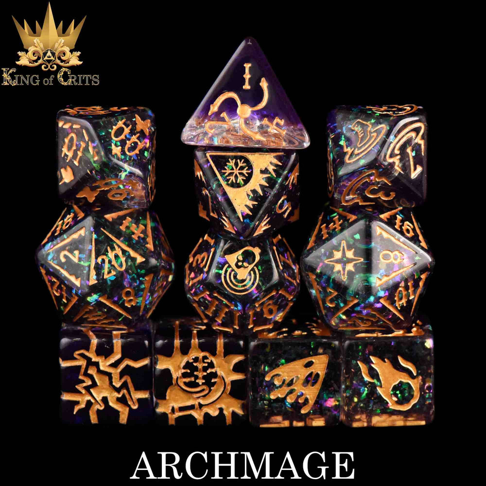 King of Crits Dice Set - Archmage (11-Piece)