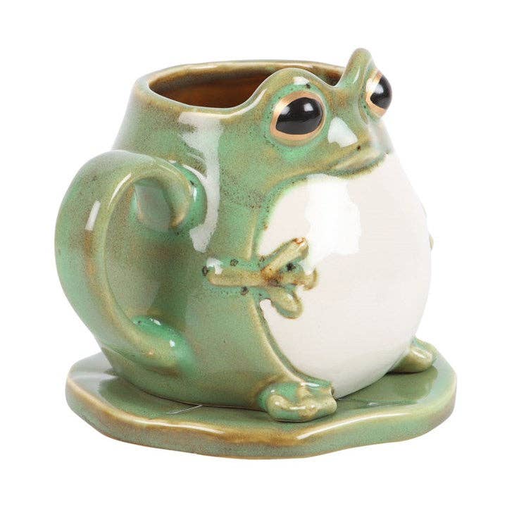 Shaped Mug - Frog and Lily Pad