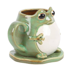 Shaped Mug - Frog and Lily Pad