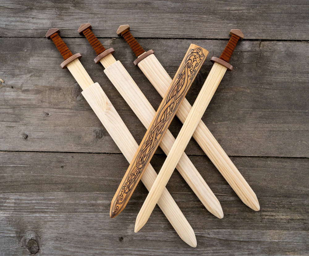 Wooden Viking Sword