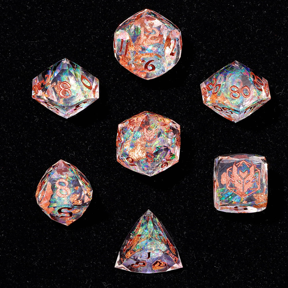 Sharp Edge Resin Dice - Captured Magic (Opal)