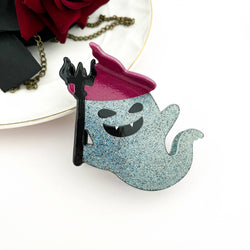 Hair Clip - Skele-Heart