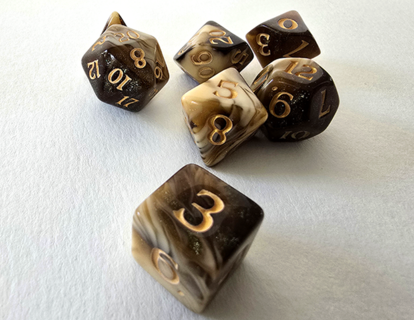 Scented RPG Dice - Dark Roast Ritual