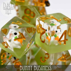 RPG Dice Set - Bunny Business