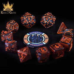 King of Crits Dice Set - Digital Dystopia (11-Piece)