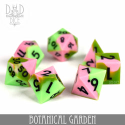 Silicone Dice Set - Botanical Garden