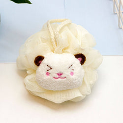 Kawaii Bath Pouf - Beige