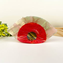 Hair Clip - Blue Pupil