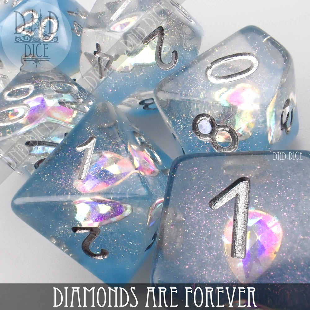 RPG Dice Set - Diamonds are Forever