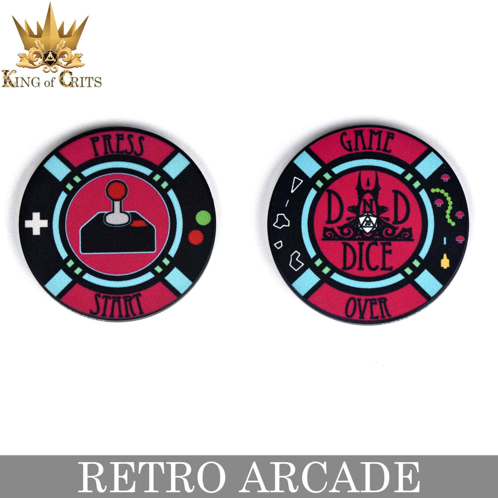 King of Crits Dice Set - Retro Arcade (11-Piece)