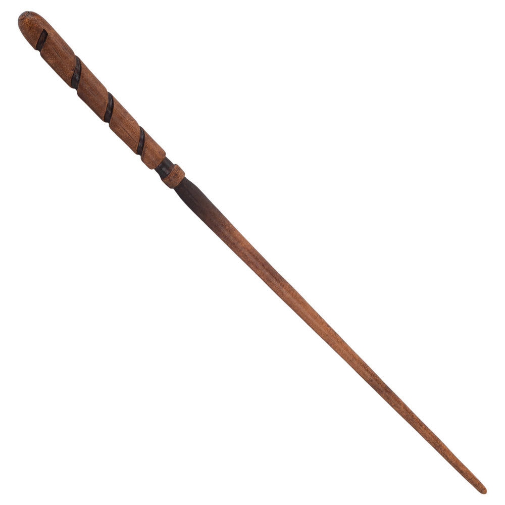 Wand - Woodgrain Brown Dark Spiral