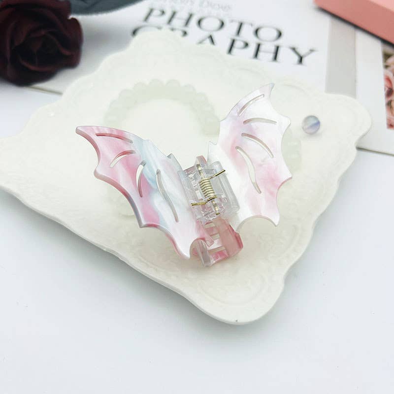 Hair Clip - Colorful Bat