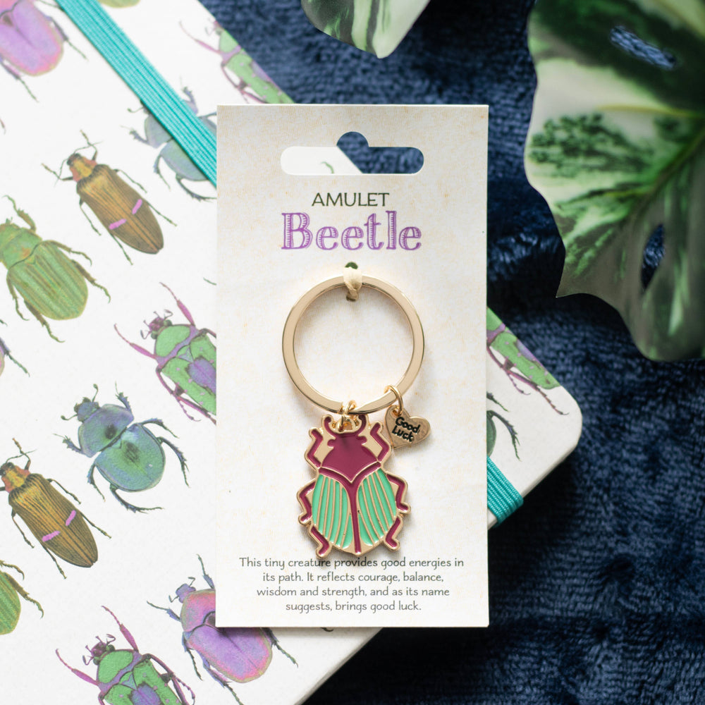 Keyring - Lucky Gold Beetle