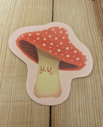 Vinyl Sticker - Mushy Too