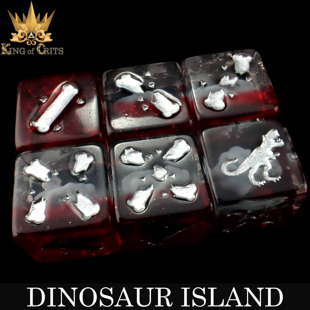 King of Crits Dice Set - Dinosaur Island (11-Piece)