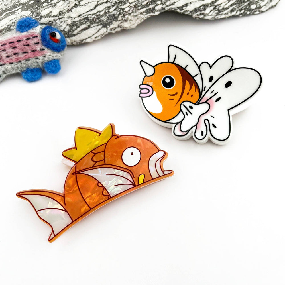 Hair Clip - Crown Fish