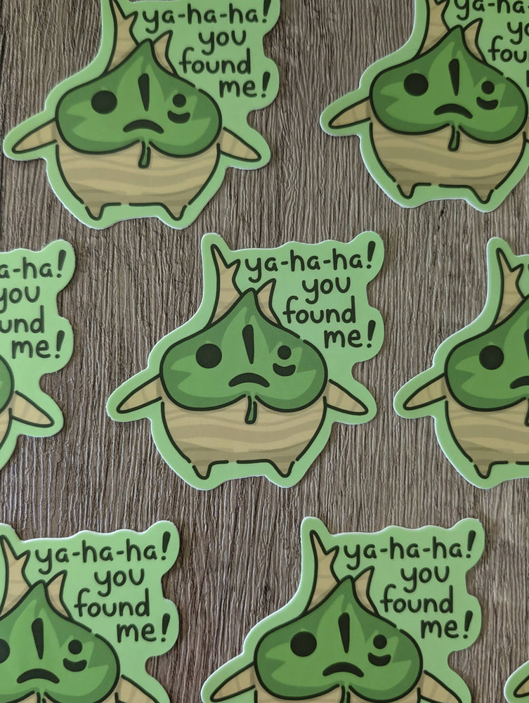 Vinyl Sticker - Zelda Do Not Perceive Korok