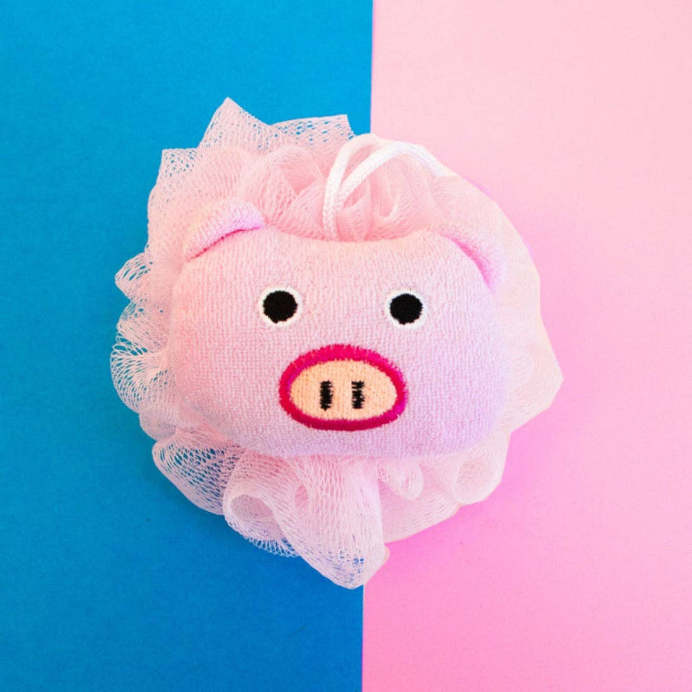 Kawaii Bath Pouf - Beige