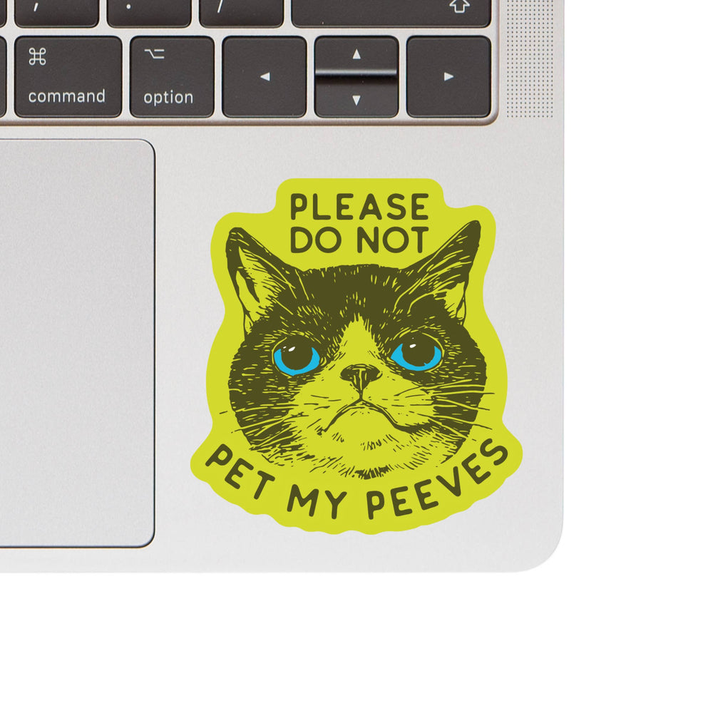Vinyl Sticker - Don't Pet My Peeves