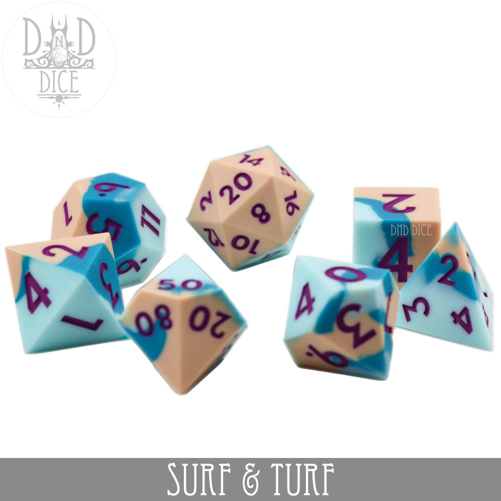 Silicone Dice Set - Surf & Turf