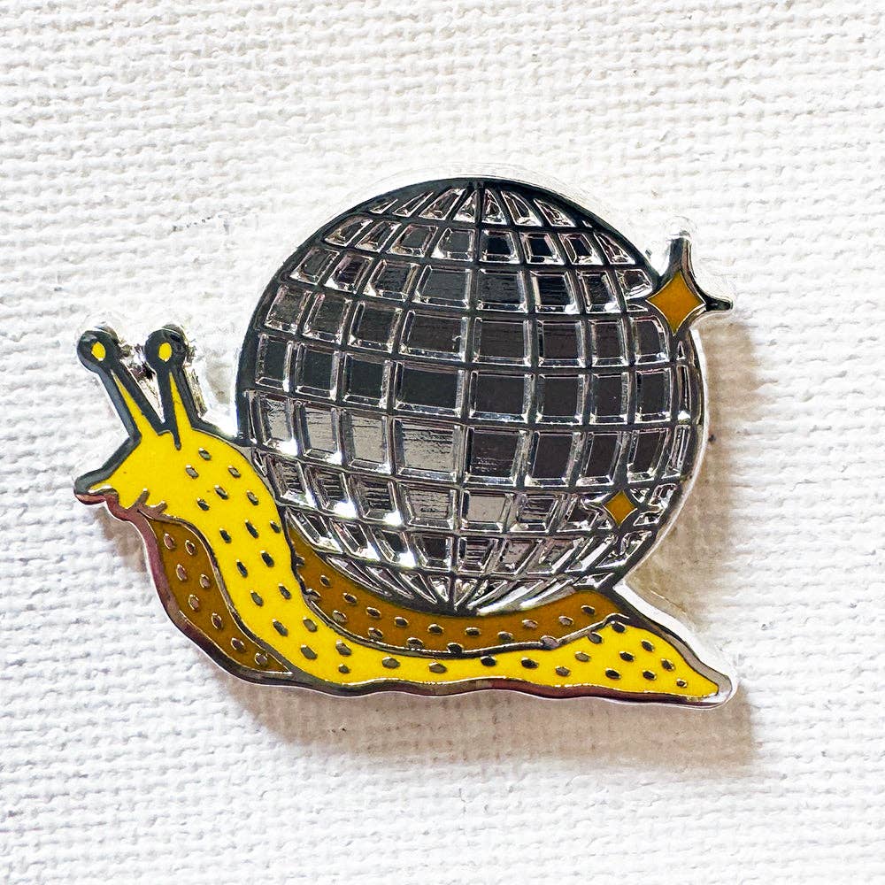 Enamel Pin - Disco Snail