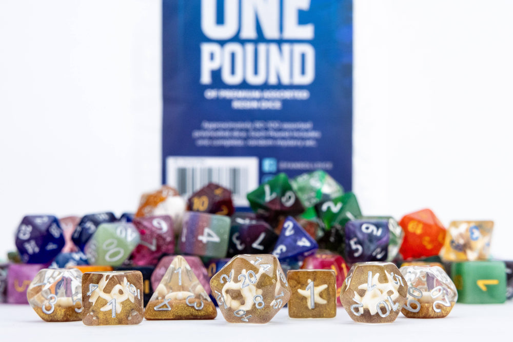Dozens of Dice!   One POUND of Loose Dice Assortment!