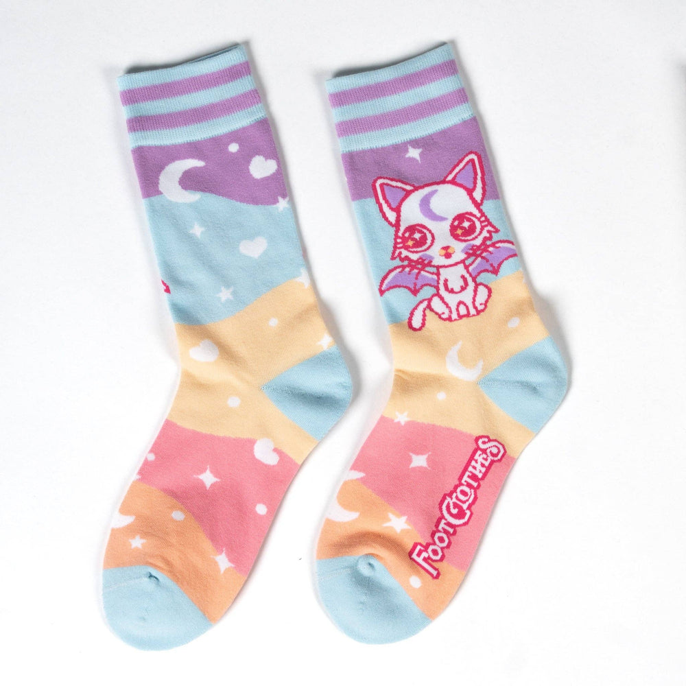 Crew Socks - Mystic Kitty