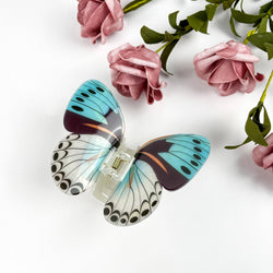 Hair Clip - Purple & Blue Butterfly