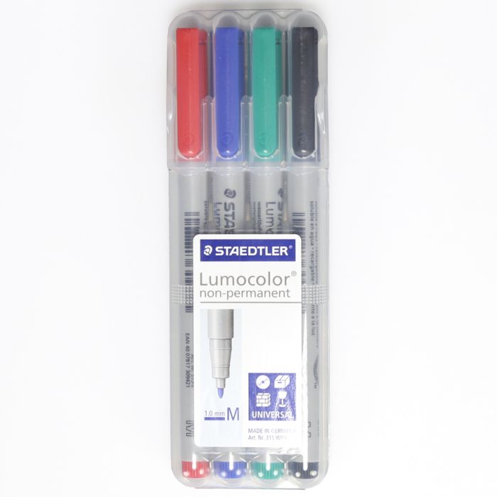 Multi-Color Wet Erase Markers - 4-Pack