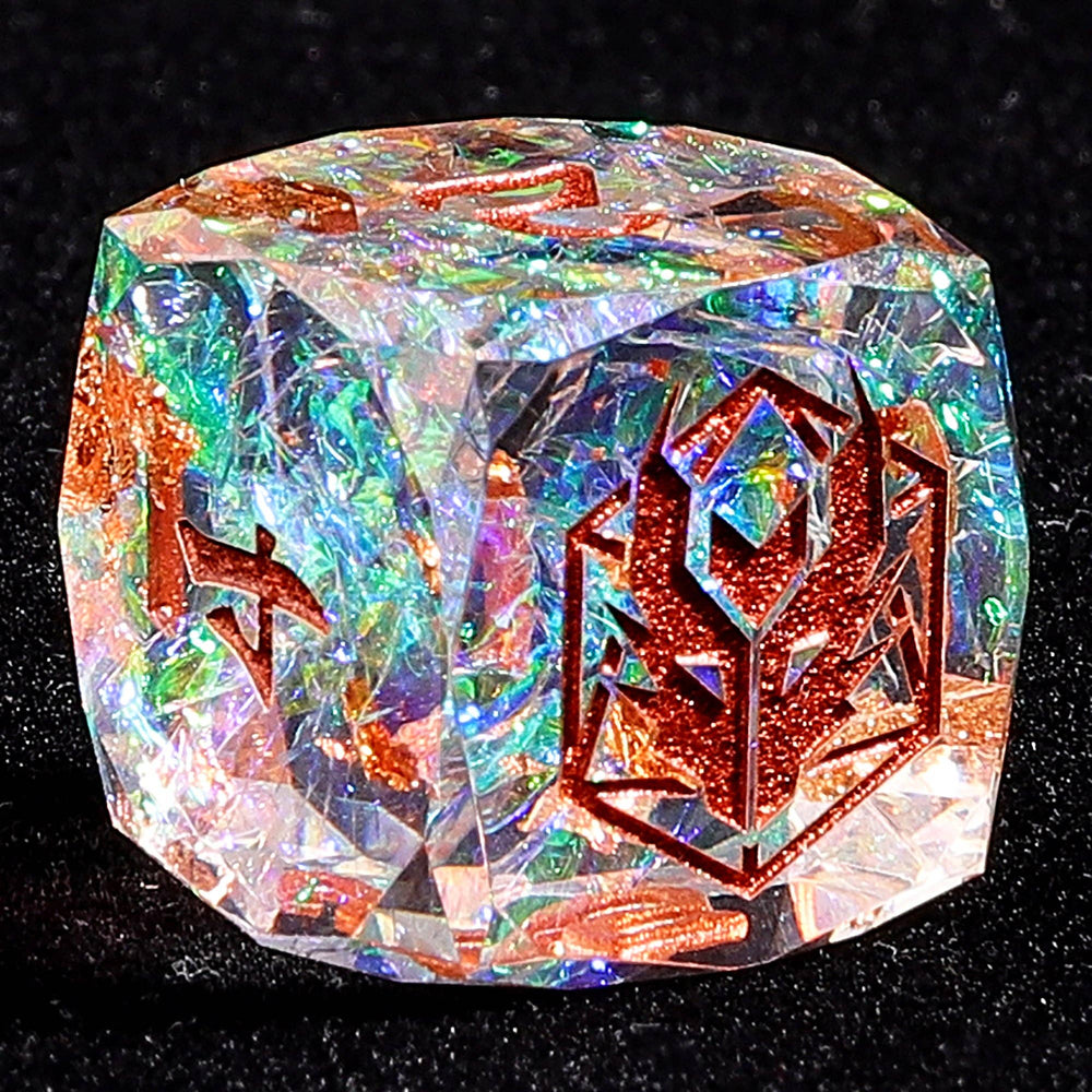 Sharp Edge Resin Dice - Captured Magic (Opal)