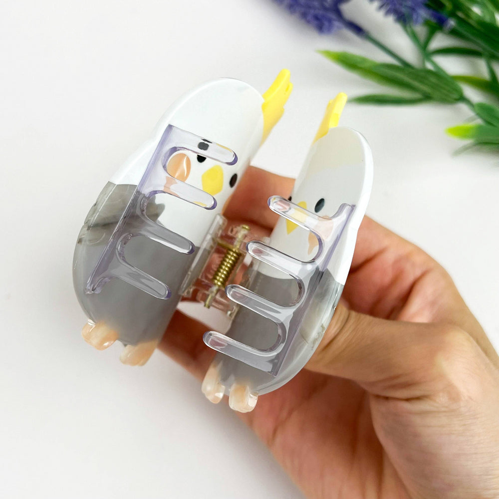Hair Clip - Cute Cockatoo