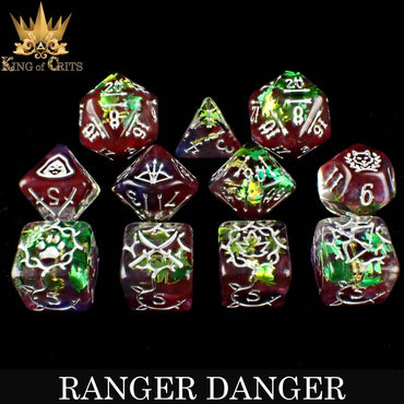 King of Crits Dice Set - Ranger Danger (11-Piece)