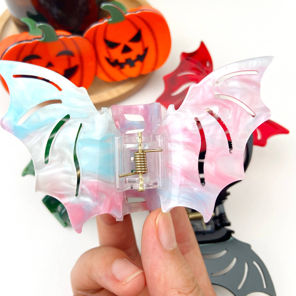Hair Clip - Red Bat