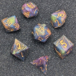 Ebonwood Dice Set - Starry Core