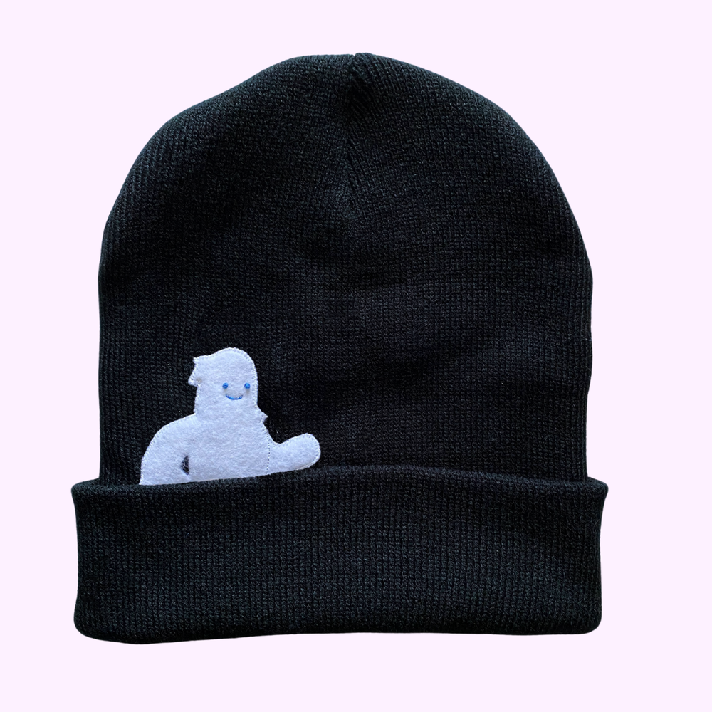 Yeti Monster Cryptid Winter Beanie Hat