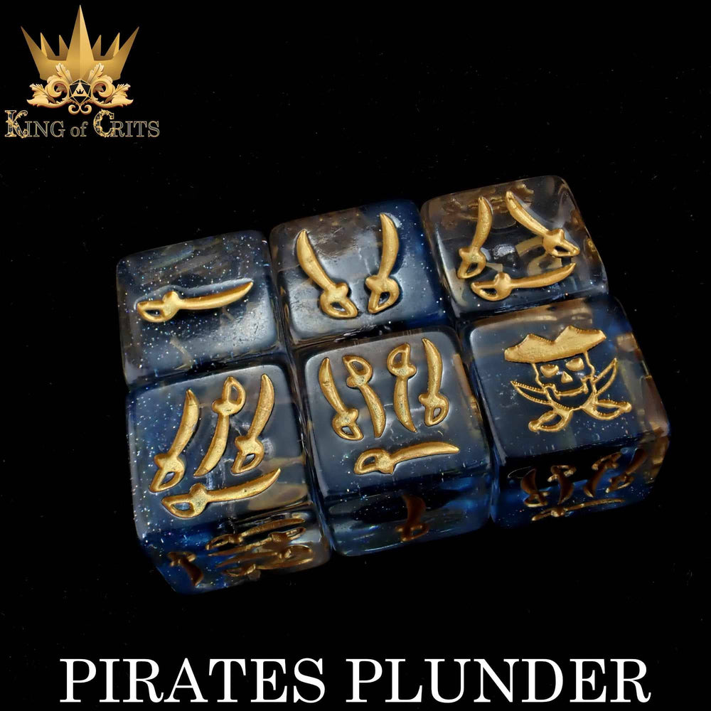 King of Crits Dice Set - Pirates Plunder (11-Piece)