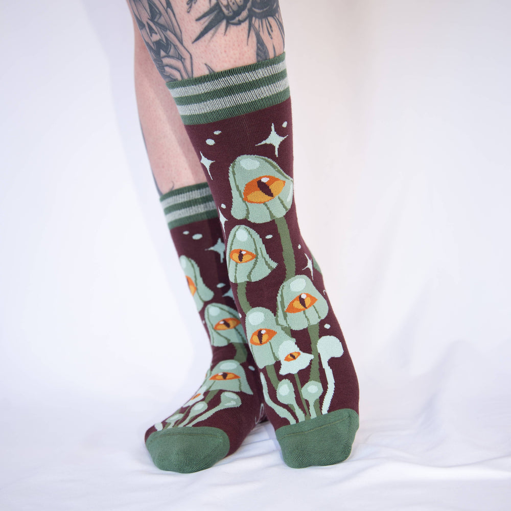 Crew Socks - Mystic Mushrooms