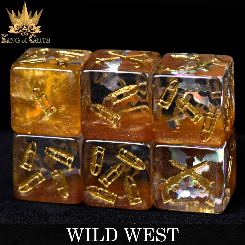 King of Crits Dice Set - Wild West (11-Piece)