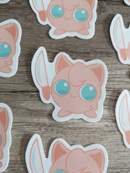 Vinyl Sticker - Better Choose Jigglypuff