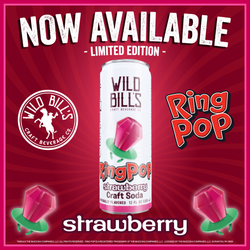 Cane Sugar Craft Soda - Strawberry Ring Pop
