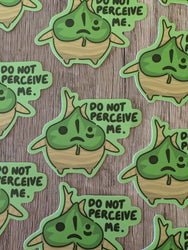 Vinyl Sticker - Zelda Do Not Perceive Korok