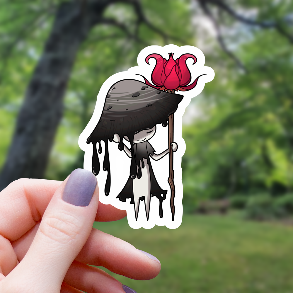 Vinyl Sticker - Mushroom Cleric Tabletop RPG