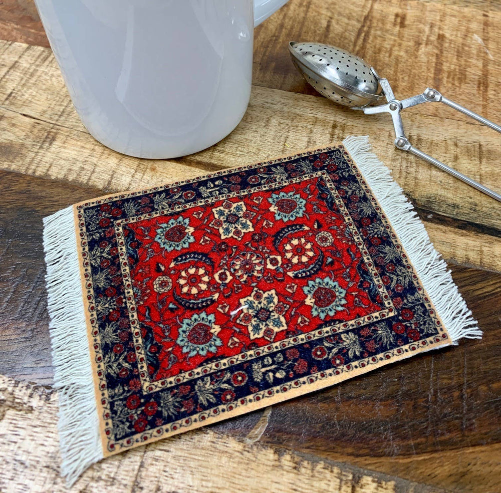 CoasterRug - Pashmina Flowers (4-Piece)