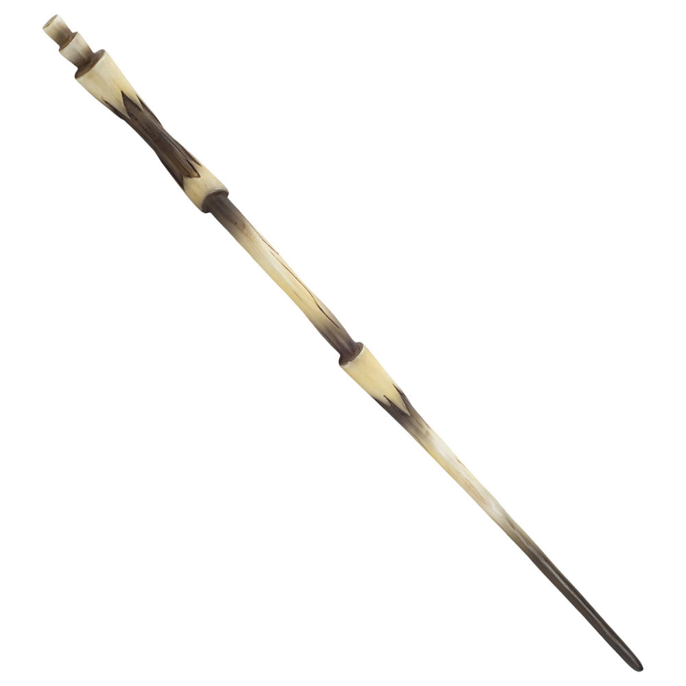 Wand - Tiered Black and Ivory Bone