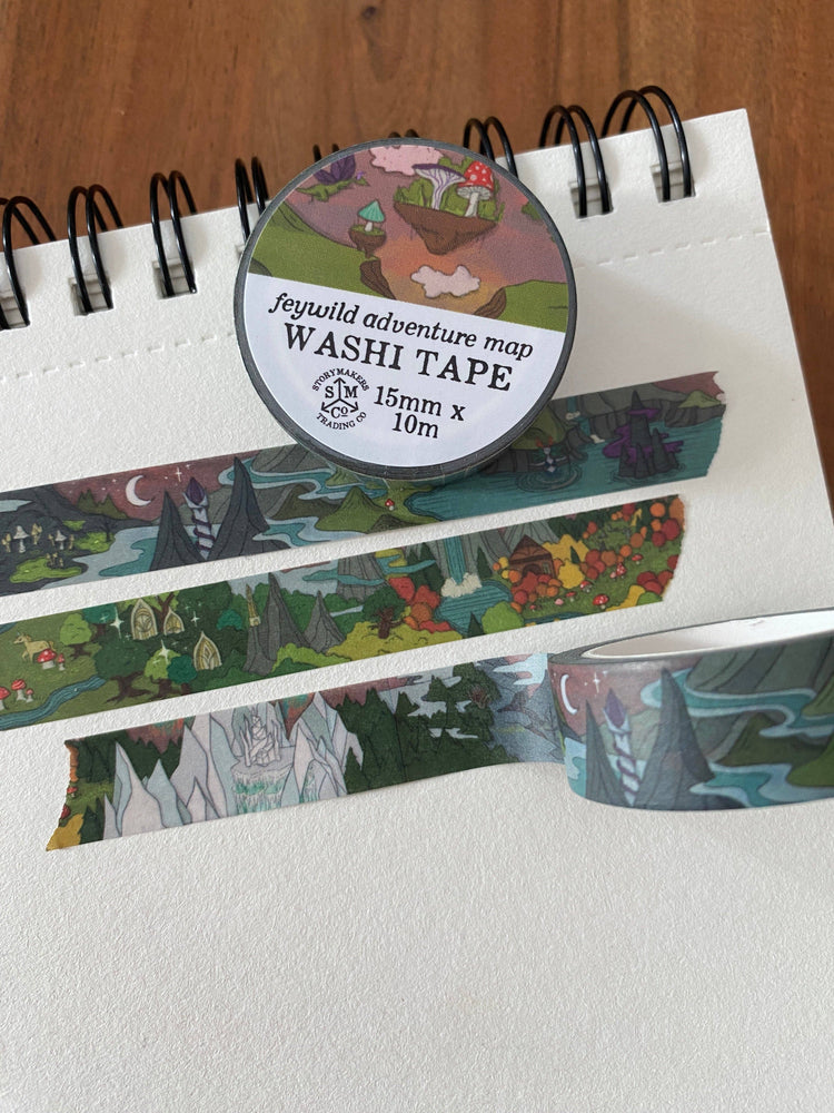 Washi Tape - Feywild Fantasy Map